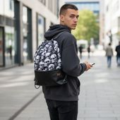 Czaszki Plecak Worek Duży Wodoodporny