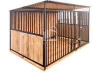 Kojec dla Psów 3x2m - drewniana podłoga - ściany zabudowane drewnem ID583