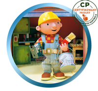 Opłatek na tort Bob Budowniczy