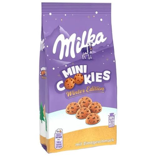MILKA MINI COOKIES WINTER EDITION CYNAMON CZEKOLADA 250g na Arena.pl