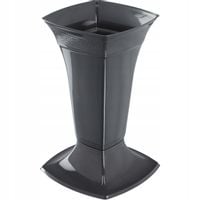 WAZON FLAKON NA CMENTARZ GRÓB NAGROBNY PLASTIKOWY KWIATY 30cm MROZOODPORNY