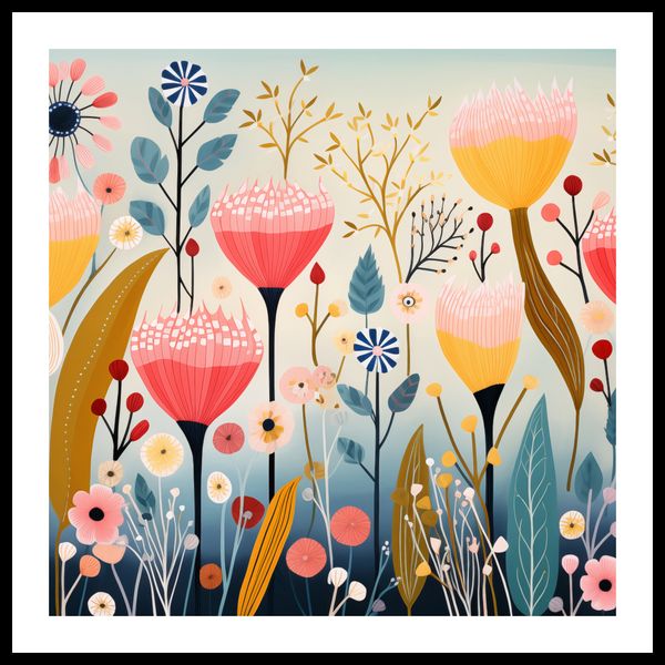 Plakat 70x70cm Ogród Marzeń zdjęcie 3