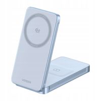 Ugreen MagFlow Szybka Ładowarka Indukcyjna 2w1 Qi2 25W iPhone Watch AirPods