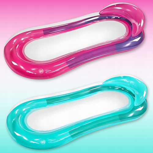 MATERAC DMUCHANY Z SIATKĄ DO PŁYWANIA LEŻAK PLAŻOWY HAMAK WODNY NA BASEN na Arena.pl