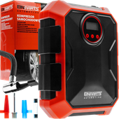 KOMPRESOR SAMOCHODOWY 100W 10BAR POMPKA 12V LATARKA WYŚWIETLACZ LCD 35L/MIN
