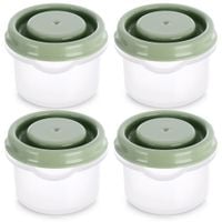 4x Mały Pojemnik Kuchenny Miseczka na Sosy Dipy Miska Dipówka 5,5 cm 50 ml