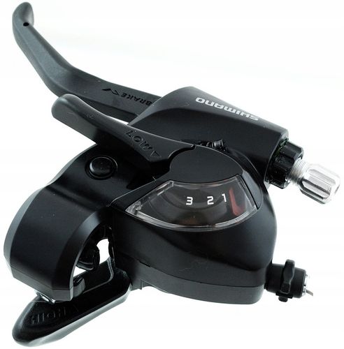 Klamkomanetka Lewa Przód Czarna Shimano ST-EF41 3 Rzędowa na Arena.pl