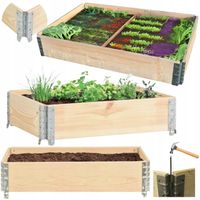 WARZYWNIAK ZIELNIK INSPEKT GRZĄDKA PODWYŻSZONA KOMPOSTOWNIK 120x120cm XXL