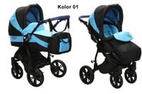 BabySafe AQUILA 01 Wózek 2w1 WIELOFUNKCYJNY + PA