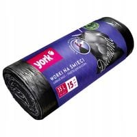 Worki na śmieci z taśmą 35L 15 szt. Diamond 50x60 cm wytrzymałe elastyczne