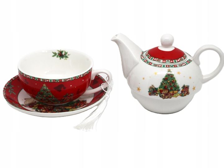 ŚWIĄTECZNY DZBANEK Z FILIŻANKĄ TEA FOR ONE zdjęcie 7