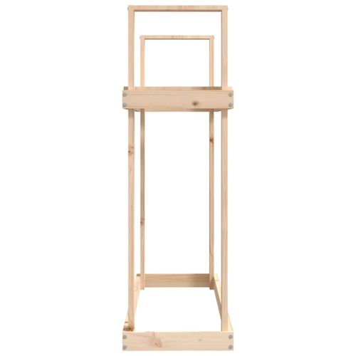 Stojak na drewno, 110x35x108,5 cm, lite drewno sosnowe na Arena.pl