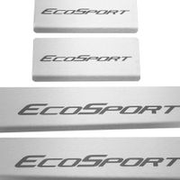 Listwa progowa FORD ECOSPORT MK2 Stal nierdzewna 304 mat z czarnymi literam