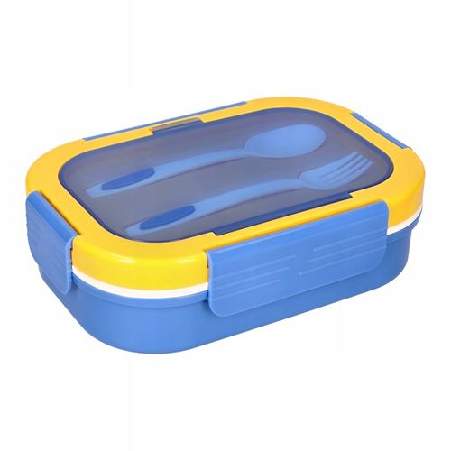 ŚNIADANIÓWKA LUNCHBOX 3 PRZEGRÓDKI SZTUĆCE LUNCH BOX POJEMNIK ŚNIADANIE na Arena.pl