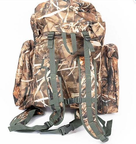 Duży plecak myśliwski Grzępa wzór leśny real tree, trzciny Bistana na Arena.pl