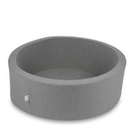 Suchy basen 90x30cm szary bez piłek