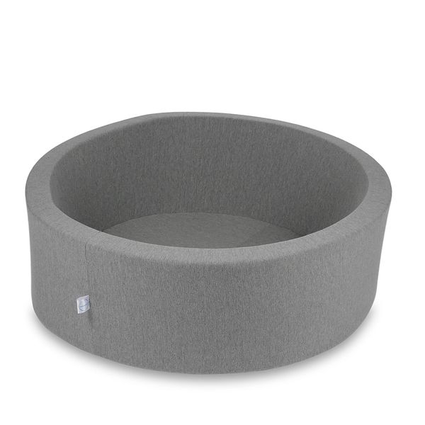 Suchy basen 90x30cm szary bez piłek zdjęcie 1