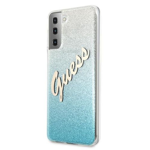 Guess GUHCS21MPCUGLSBL S21+ G996 niebieski/blue hardcase Glitter Gradient Script na Arena.pl