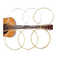 Struny do gitary akustycznej ARCO 6 metalowych