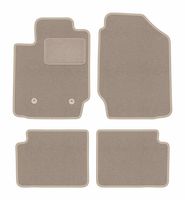 Dywaniki welurowe LUX beżowe Pontiac Vibe 2003-2008 hatchback