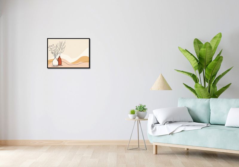 Plakat 59,4x42cm Stylowe Beże zdjęcie 4