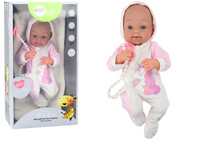 Lalka Bobas Ze Smoczkiem Body Jednorożec Różowy Kocyk Akcesoria 35 cm