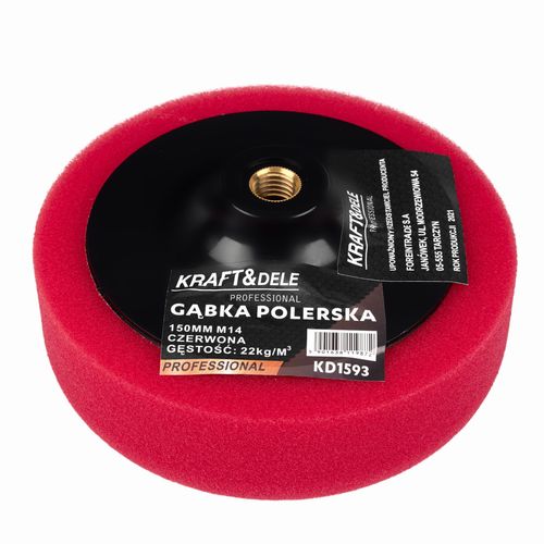 GĄBKA POLERSKA KD1593 CZERWONA na Arena.pl