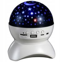 Lampka Nocna Projektor Gwiazd LED Bluetooth Prezent Dla Dzieci USB