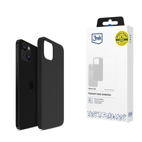 apple iphone 15 plus - 3mk silicone case zdjęcie 3
