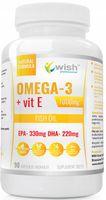 WISH OMEGA 3 + VIT E kwasy OMEGA witamina E 90kaps