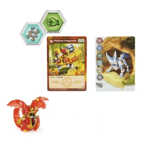 BAKUGAN EVOLUTIONS PLATINUM PYRUS DRAGONOID na Arena.pl