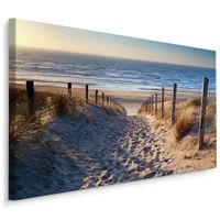 Obraz Do Salonu Sypialni Plaża Morze Północne Krajobraz 40cm x 30cm