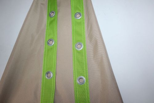 HUŚTAWKA HAMAK KOKON beżowy z zieloną lamówką na Arena.pl