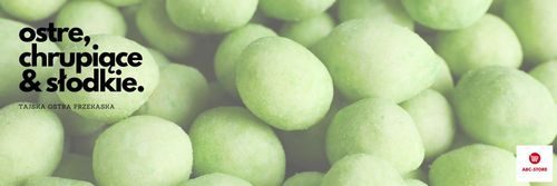 Wasabi orzeszki peanuts ostra przekąska w posypce tajska 40g na Arena.pl