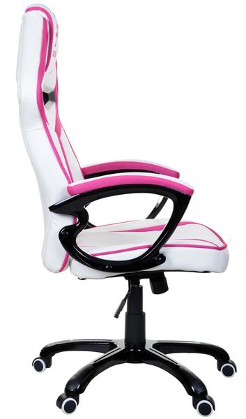 Fotel biurowy GIOSEDIO biało-różowy,model GPR212 na Arena.pl