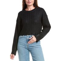 Sandro Cropped sweter Wool-Blend r,34