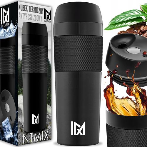 KUBEK TERMICZNY TERMOS ANTYPOŚLIZGOWY NA KAWĘ HERBATĘ DO SAMOCHODU DUŻY na Arena.pl