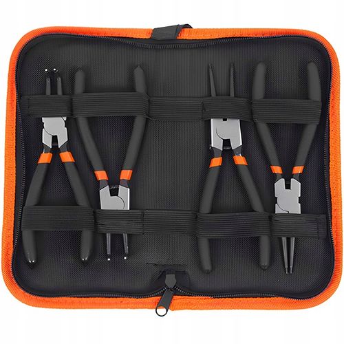 Szczypce do Pierścieni Segera Zacisków Zestaw 4el Szczypiec Zagięte Proste na Arena.pl