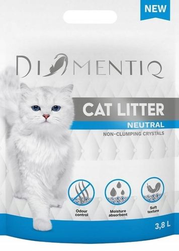 Żwirek dla kota silikonowy DIAMENTIQ Neutral 8x3,8l bezpyłowy WYDAJNY na Arena.pl