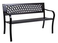 Ławka ogrodowa stalowa ROMBO