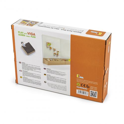 POJAZDY DREWNIANA UKŁADANKA MAGNETYCZNA na Arena.pl