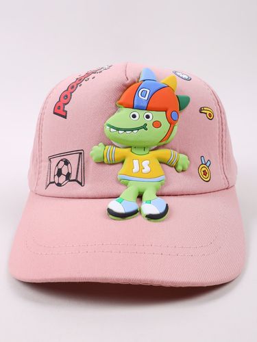 Czapka z daszkiem bejsbolówka dziewczęca DINO różowa 50-54 YOCLUB na Arena.pl