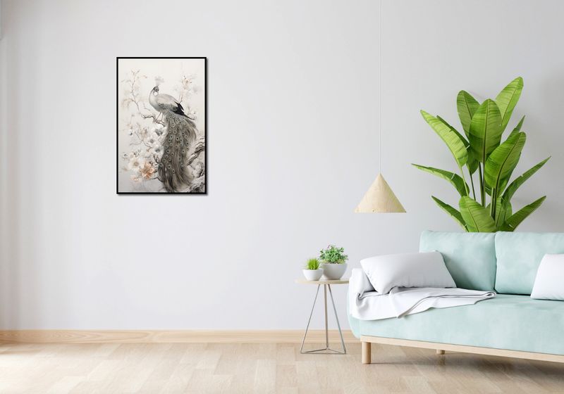 Plakat 53x81cm Pawia Gracja zdjęcie 4