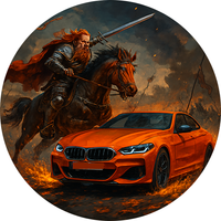 Opłatek na tort BMW Auto Samochód Sportowy Coupe