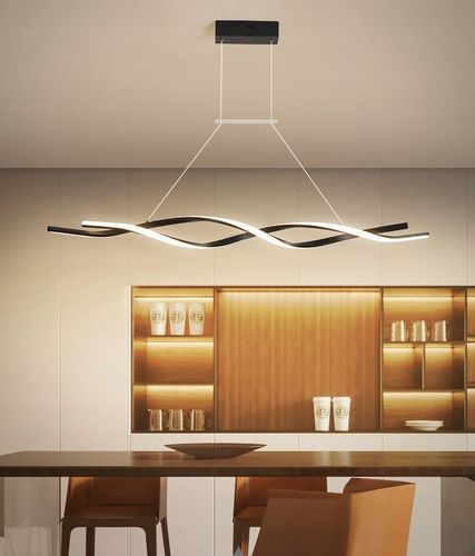 Lampa SANTIAGO I wisząca LED długa nad stół nowoczesna 90cm Wobako 35W na Arena.pl