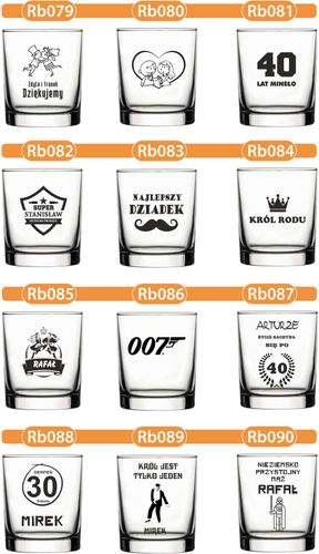 KARAFKA z grawerem + 6 szklanek PREZENT URODZINY na Arena.pl