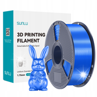 Filament SUNLU PLA+ Silk 1.75mm 1kg (niebieski)
