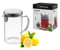 Dzbanek żaroodporny JUKON 1000 ml 1 litr borokrzemowe szkło