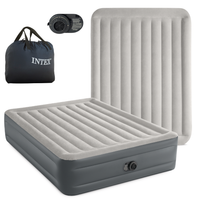 Dwuosobowy Materac Dmuchany 152x203x46 cm łóżko pompka 220V INTEX 64126ND