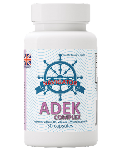 NAVIGATOR ADEK witamina A D3 E K2 MK-7 30 kaps. +GRATIS na Arena.pl